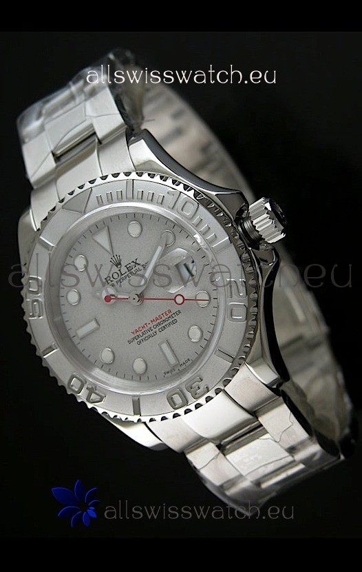 Rolex Replica Yachtmaster Swiss Watch with ORIGINAL ROLEX ROLESIUM DIAL