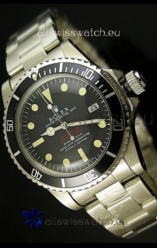 Rolex Sea Dweller Vintage 1665 Double Red Edition Swiss Watch
