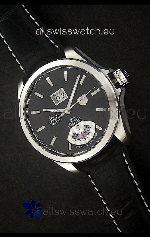 Tag Heuer Grand Carrera Calibre 8 Swiss Automatic Watch in Black