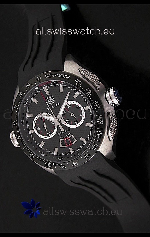 Tag Heuer Mercedes-Benz SLR Calibre 17 Steel Japanese Watch in Black
