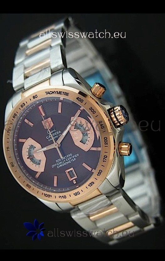 Tag Heuer Grand Carrera Calibre 17 Sport Ladies Watch in Brown Dial