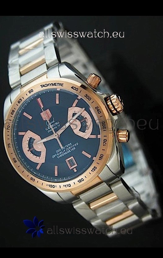 Tag Heuer Grand Carrera Calibre 17 Sport Ladies Watch in Black Dial