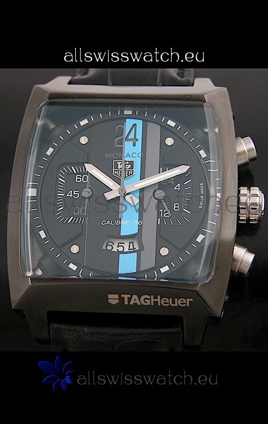 Tag Heuer Monaco Calibre 36 Japanese Black PVD Watch