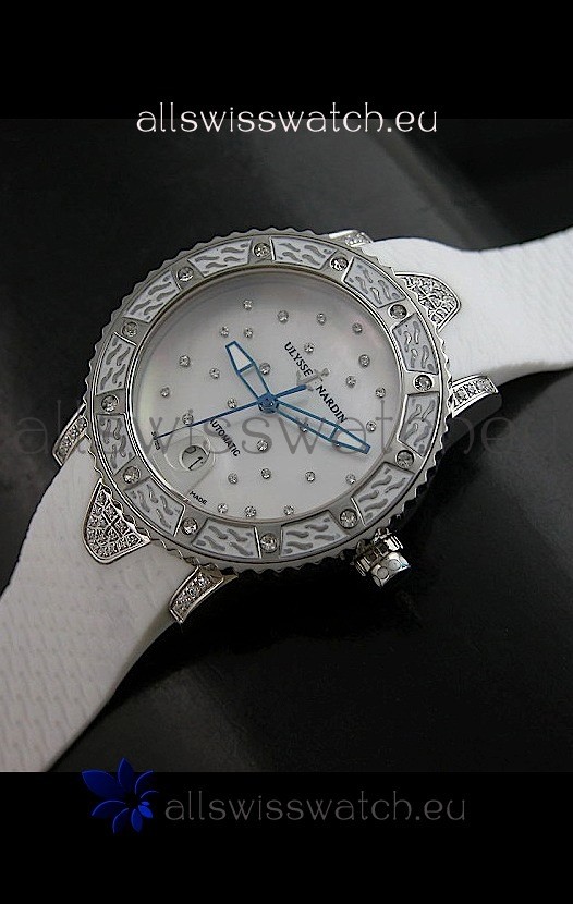 Ulysse Nardin Lady Diver White Starry Night Swiss Automatic Watch