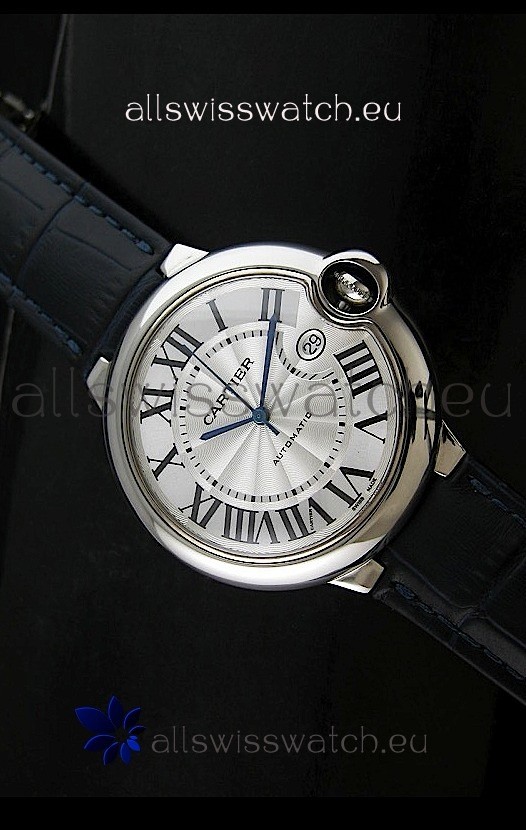 Cartier Pasha de Swiss Replica Automatic Watch in White Dial