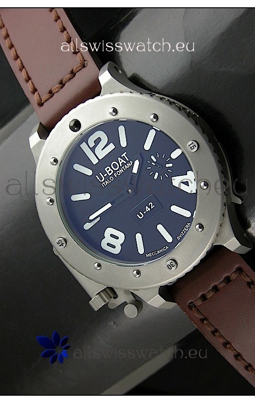 U Boat U-42 Diver Titanium Swiss Watch