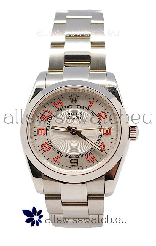 Rolex Oyester Perpetual Air King Swiss Replica Watch in Metalic Dial