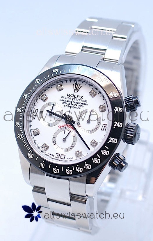 Rolex Project X Daytona Limited Edition Series II Cosmograph MonoBloc Cerachrom Swiss Watch in Diamond Markers