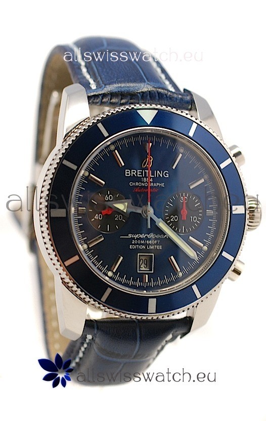Breiting Superocean 1884 Chronograph Swiss Watch in Blue