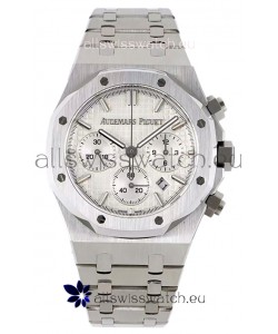 Audemars Piguet Royal Oak Chronograph 1:1 Mirror Replica - 904L Steel in White Dial 41MM