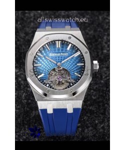 Audemars Piguet Royal Oak Tourbillon 41mm in 904L Casing - Blue Tapisserie Dial 1:1 Ultimate Replica
