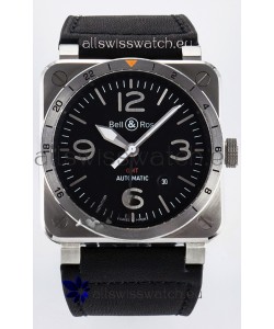 Bell & Ross BR03-93 GMT Edition Black Dial 1:1 Mirror Replica Watch 