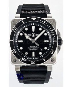 Bell & Ross BR03-92 Diver Stainless Steel - Black Dial Swiss Replica Watch 1:1 Mirror Replica
