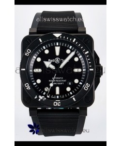 Bell & Ross BR03-92 Divers Edition PVD Coated 1:1 Mirror Replica Black Dial