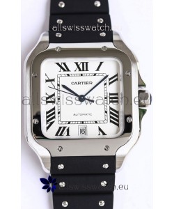 Santos De Cartier Stainless Steel Casing 1:1 Mirror Swiss Replica Watch 40MM