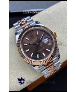 Rolex Datejust 126331 41MM ETA 3235 Swiss 1:1 Mirror Replica Watch in Rose Gold 904L Steel - 1:1 Mirror