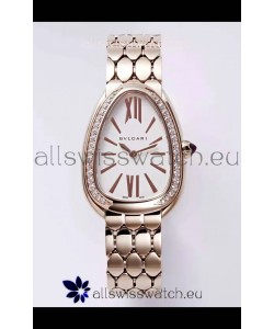 Bvlgari Serpenti Seduttori Edition in Rose Gold Casing Super Clone Watch