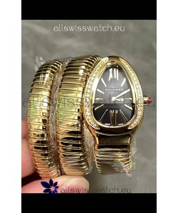 Bvlgari Serpenti Tubogas Double Spiral Rose Gold Super Clone Replica Watch