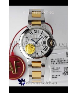 Ballon De Cartier Swiss Automatic 1:1 Mirror Quality 33MM in 2 Tone Yellow Gold Casing