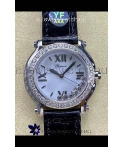 Chopard Happy Sport 1:1 Mirror Swiss Quartz Watch 36MM in 904L Steel White Dial