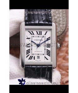 Cartier Tank Solo Swiss Automatic Watch in Stainless Steel Casing 31MM Wide 