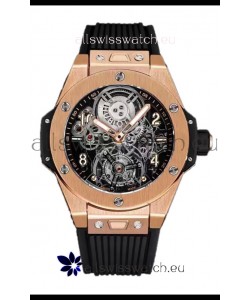 Hublot Big Bang Tourbillon Rose Gold Casing Watch in 45MM 1:1 Mirror Replica