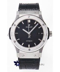 Hublot Super Clone Classic Fusion Titanium 42MM 1:1 Mirror Replica Watch Black Dial