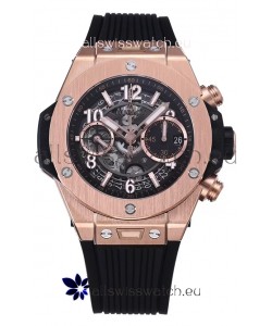 Hublot Big Bang Unico Rose Gold Casing 1:1 Mirror Edition Swiss Replica Watch