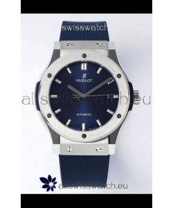 Hublot Classic Fusion Steel Blue Dial 42MM Swiss Replica Watch 1:1 Mirror Quality