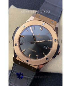 Hublot Classic Fusion 1:1 Mirror Replica Swiss Watch in 904L Steel Casing Grey Dial 42MM