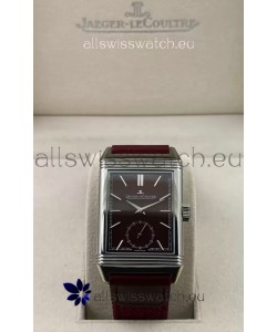 Jaeger-LeCoultre Reverso DuoFace Steel Casing Watch Red Dial in Swiss Automatic Movement