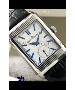 Jaeger-LeCoultre Reverso DuoFace Steel Casing Watch Nay Blue Dial in Swiss Automatic Movement