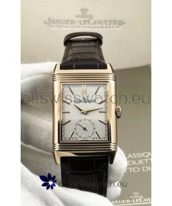 Jaeger-LeCoultre Reverso DuoFace Rose Gold Casing Watch Brown Dial in Swiss Automatic Movement