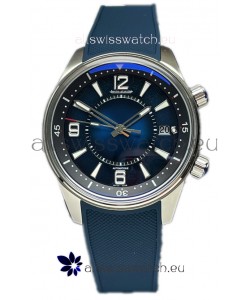 Jaeger LeCoultre Polaris Date Blue Dial Rubber Strap 1:1 Mirror Replica Watch 42MM