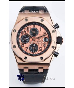 Audemars Piguet Royal Oak Offshore Champange Dial Chronograph 1:1 Mirror Replica Watch - 904L Steel 