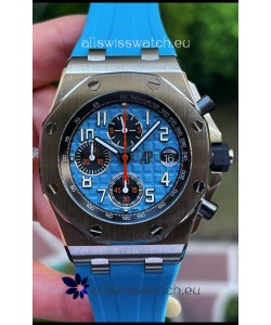 Audemars Piguet Royal Oak Offshore Blue Dial Chronograph 1:1 Mirror Replica Watch - 904L Steel 