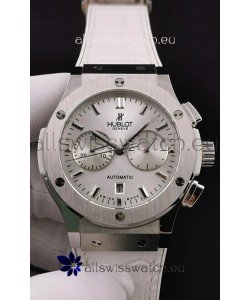 Hublot Classic Fusion Chronograph Stainless Steel Casing Silver Dial 1:1 Mirror Replica Watch 