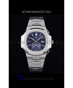 Patek Philippe Nautilus 5980/1A 904L Steel Case in Blue Dial - 1:1 Mirror Replica