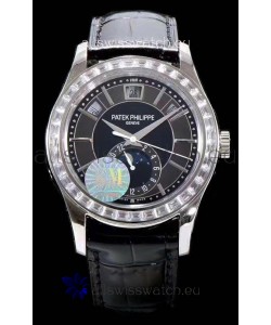 Patek Philippe 5205-001 Complications MoonPhase Dark Grey Dial 1:1 Mirror Swiss Replica Watch