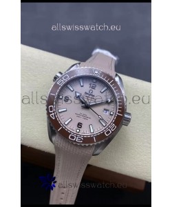 Omega Seamaster Planet Ocean 600M 43.50 MM Steel Casing with Beige Dial 1:1 Mirror Replica