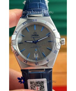 Omega Co-Axial Constellation 39MM 904L Steel Grey Dial 1:1 Mirror Replica Watch