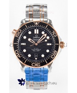 Omega Seamaster Super Clone 300M Master Chronometer Blue Swiss 2 Tone Watch
