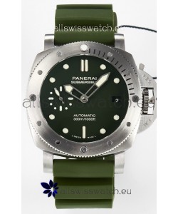 Panerai Super Clone Luminor Submersible Verde Militare PAM1055 42MM Replica Watch