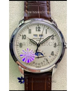 Patek Philippe Grand Complications 5320G-001 1:1 Mirror Swiss Replica Watch Milky White Dial 