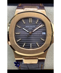 Patek Philippe Nautilus 5711R 904L Steel 2023 Updated Mirror Replica Watch - Grey Dial