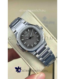 Patek Philippe Nautilus Super Clone 7010 32MM 1:1 Mirror Replica Grey Dial 