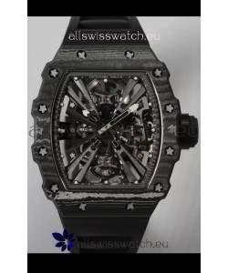 Richard Mille RM12-01 Carbon Fiber Case Genuine Tourbillon Movement 1:1 Mirror Replica Watch