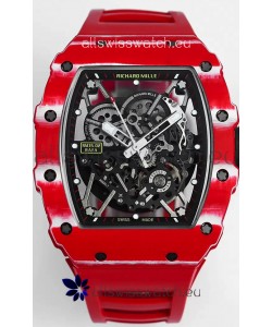 Richard Mille RM35-02 Rafael Nadal Carbon Fiber Casing with Genuine Tourbillon Super Clone Watch