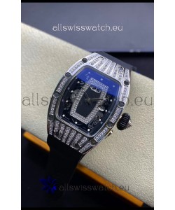 Richard Mille RM-07-01 Stainless Steel Diamonds Ladies 1:1 Mirror Replica Watch 