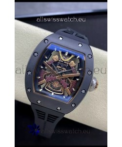 Richard Mille RM47 Black Ceramic Casing Watch in Swiss Automatic Movement 